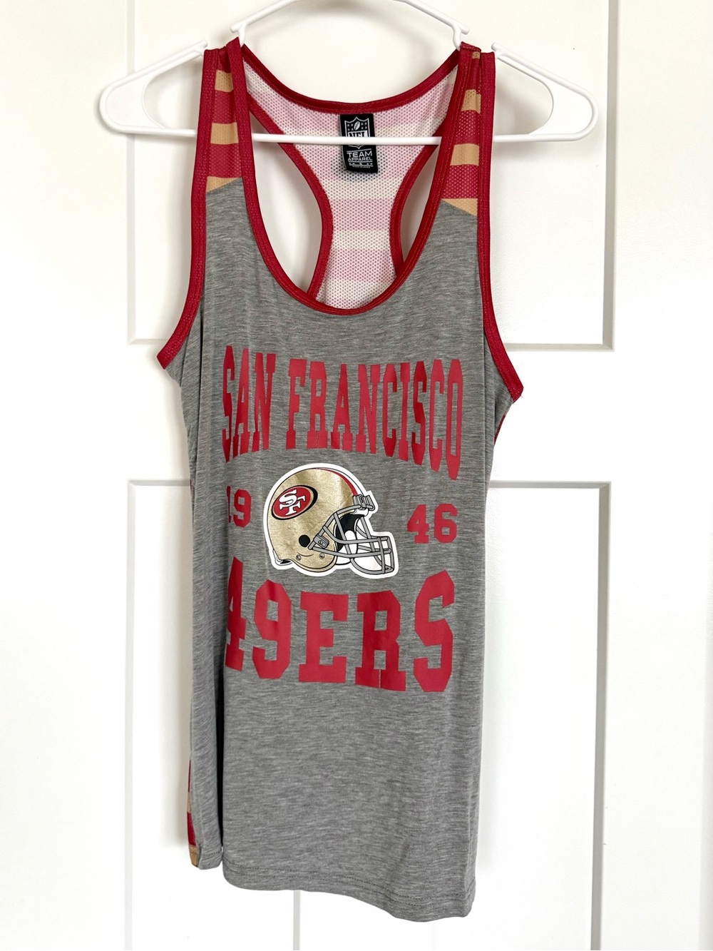 San Francisco 49ers NFL Team Apparel Racerback Tank Top Women’s Small
